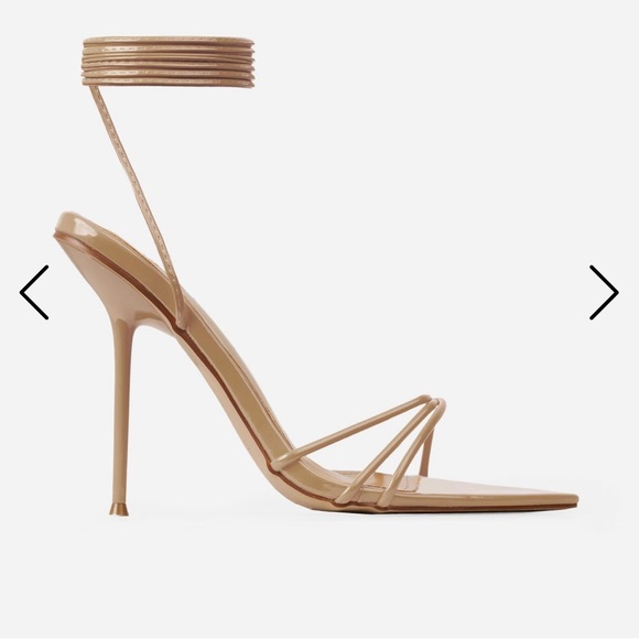 👠Strappy pointed toe heels 👠 - Picture 1 of 4